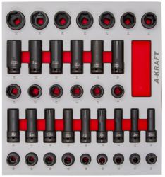 37 PC 1/2"DR. Impact Socket Set (TA 4370)